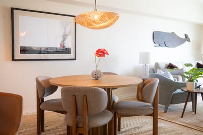 The dining area offers a comfortable setting for everything from casual breakfasts to memorable vacation dinners FVW-L21