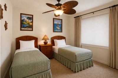 Enjoy two twins or a king size bed configuration based on what is best for your group FVW-L21