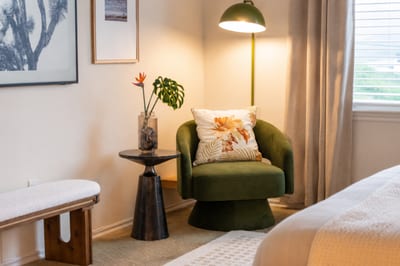 Enjoy the comfort of a spacious bedroom designed to provide restful nights and relaxing mornings FVW-L21