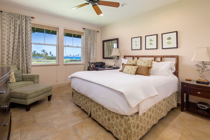 Wake up to breathtaking ocean views from this serene and stylish master suite