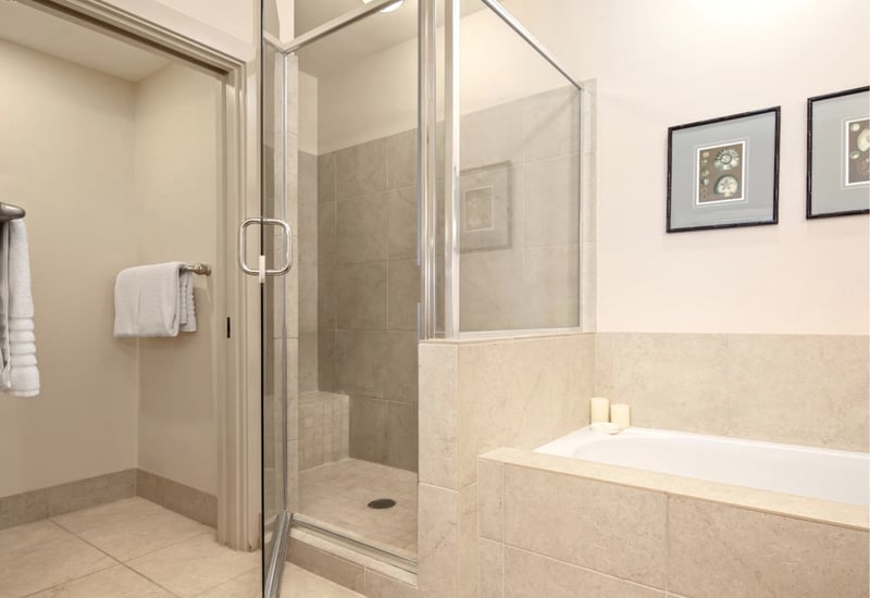 Our soaking tub is the perfect place for you to relax after a long day of exploring
