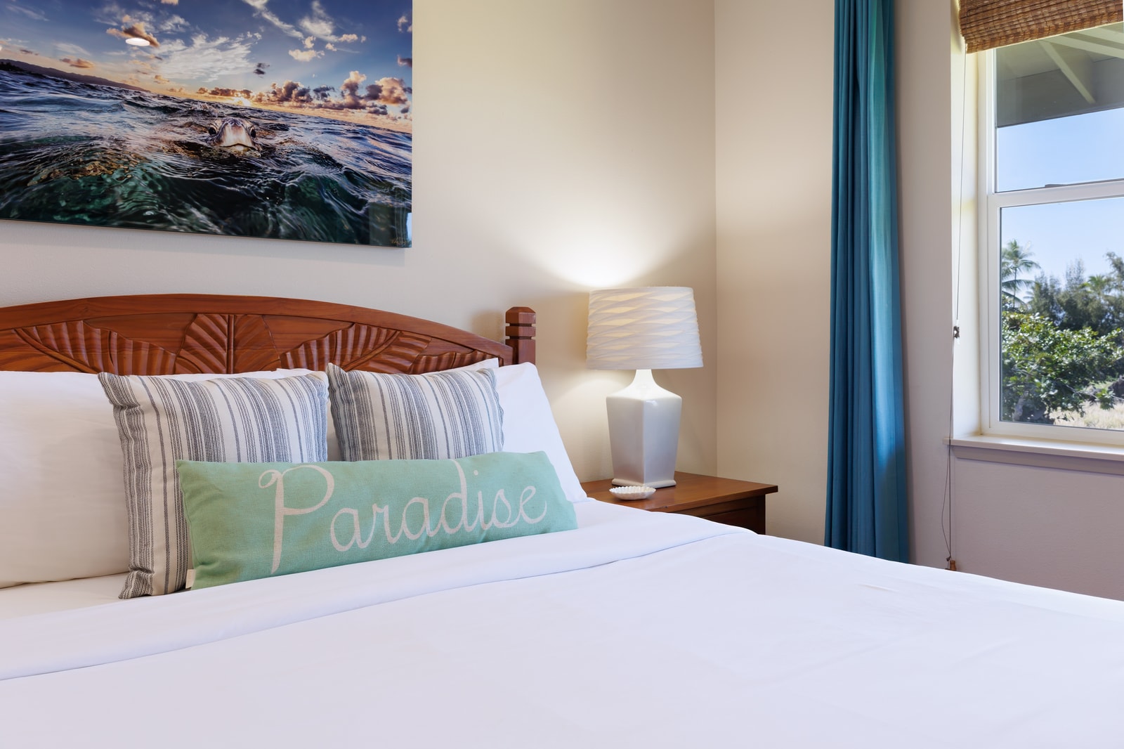 Cozy primary bedroom designed for deep relaxation