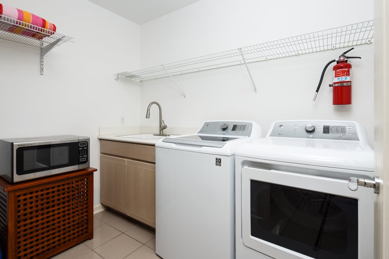 In-unit washer and dryer provided for your ultimate convenience during your stay.