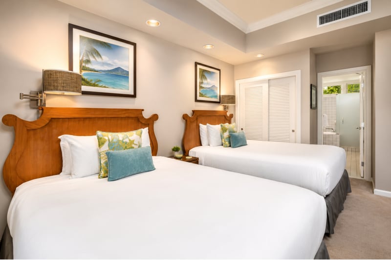 Comfortable third bedroom featuring Double beds, perfect for kids or additional guests.