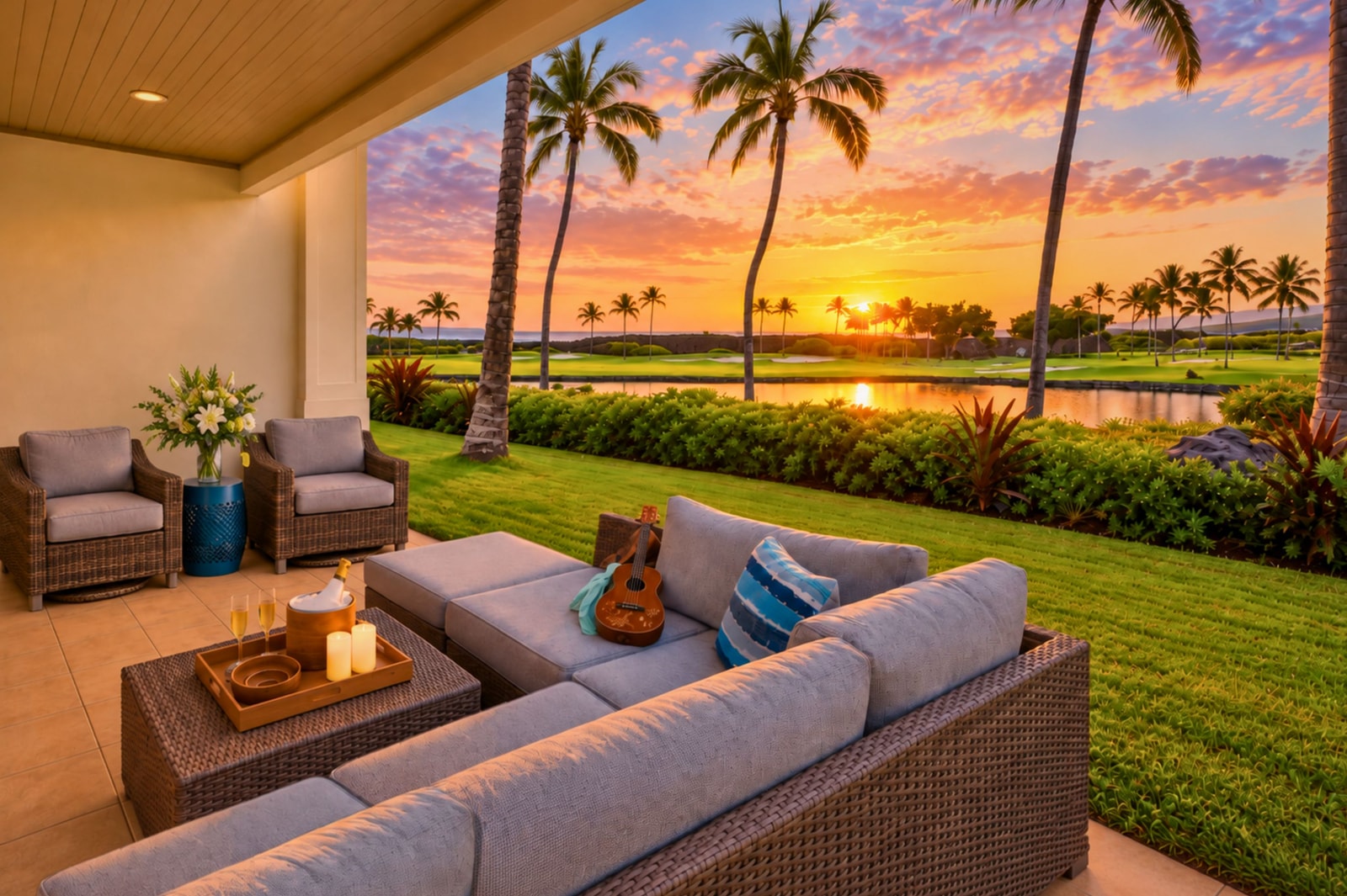 Islands at Mauna Lani F3 (IML-F3) - Big Island vacation rental near the Ironman World Championship bike course