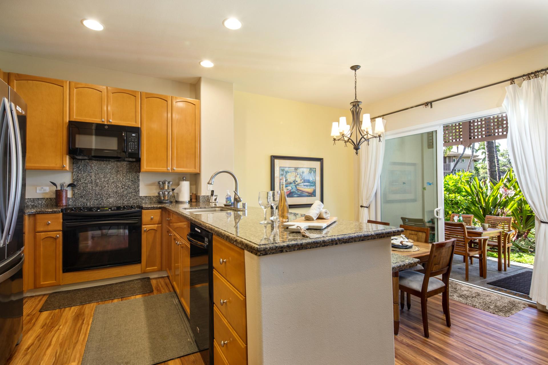Sleek finishes meet warm hospitality in every cabinet and counter WCV-2004