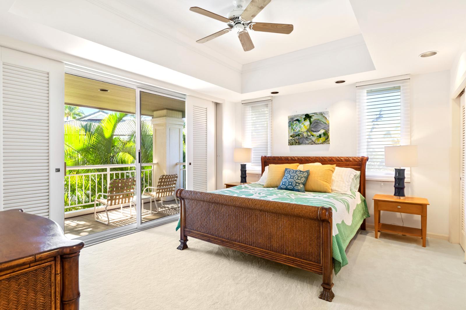 Bright and breezy suite with tropical touches, private lanai, and king-size comfort awaits yo