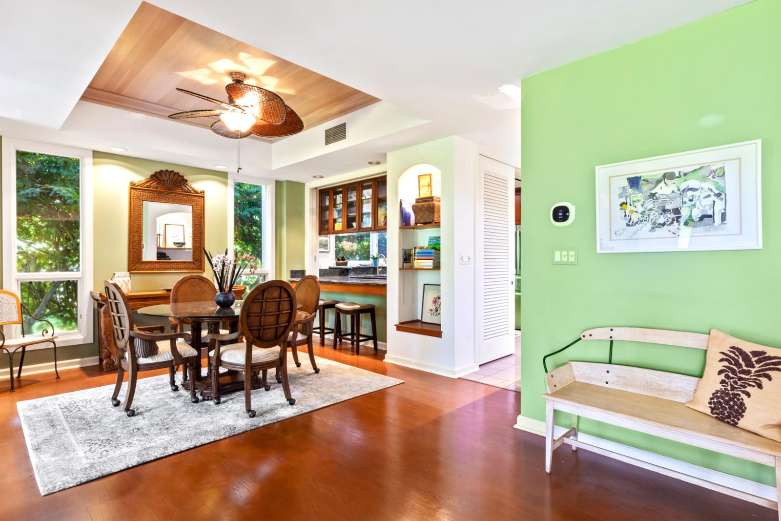 A serene space where every meal is an experience, surrounded by understated island elegance