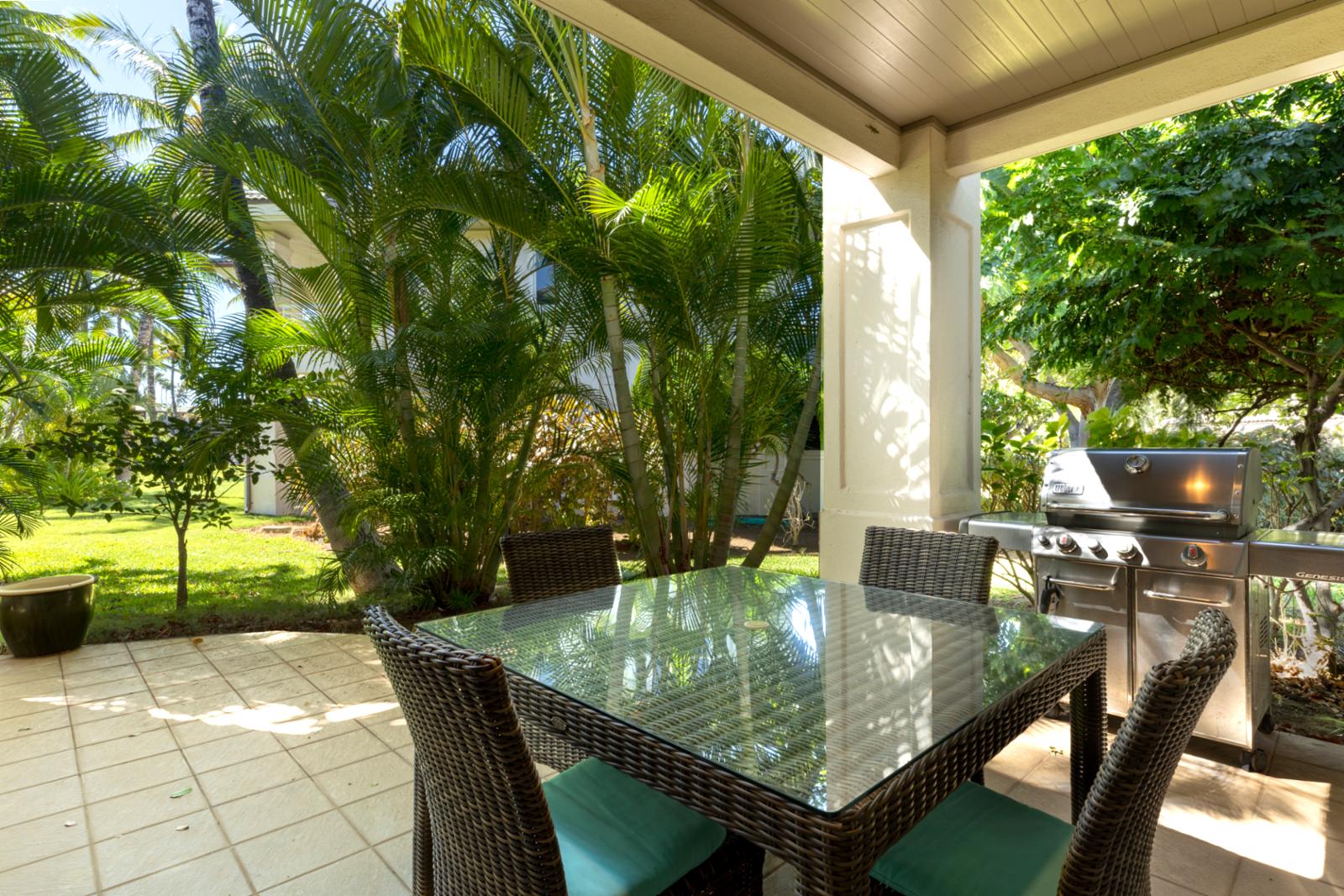 A peaceful patio perched above the sea, perfect for quiet mornings, breezy afternoons, and starry evenings