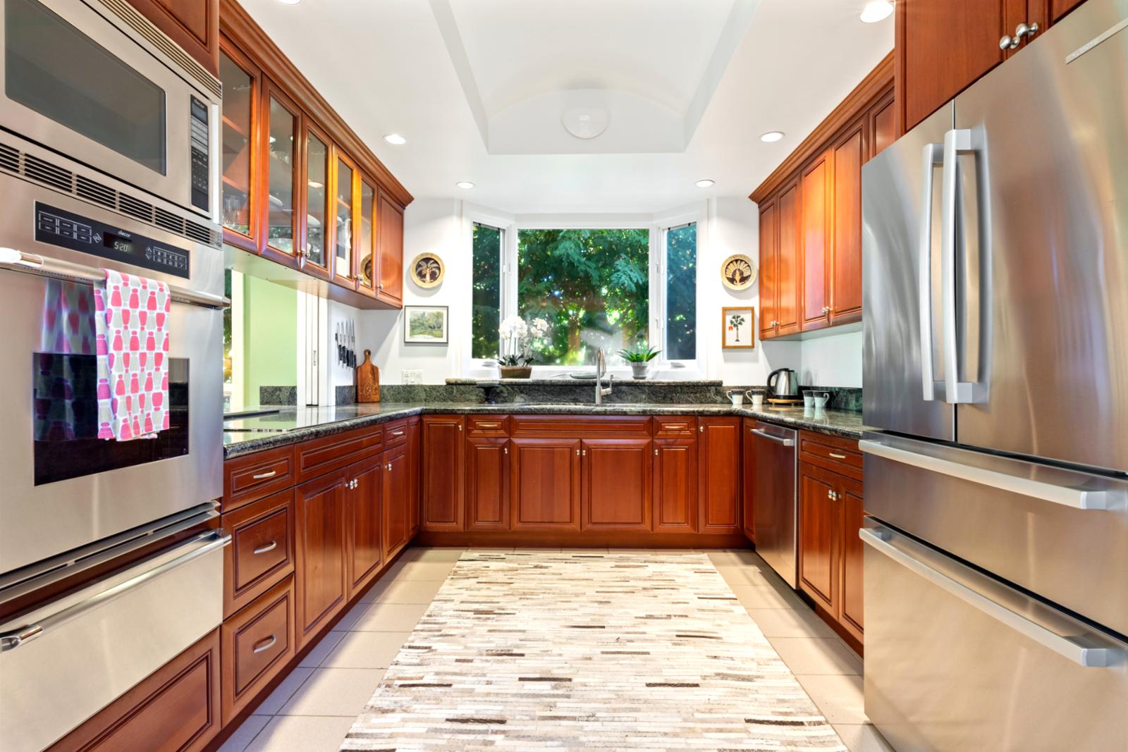 This kitchen invites you to slow down, savor, and enjoy the view