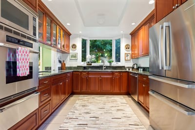 This kitchen invites you to slow down, savor, and enjoy the view