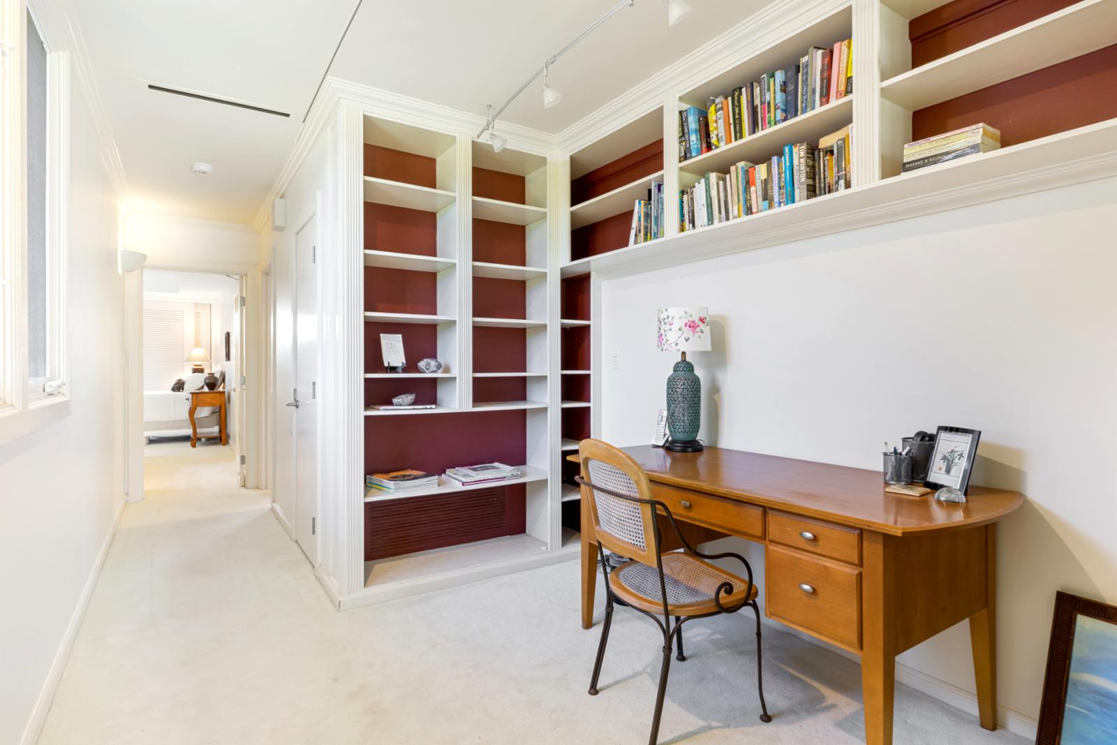 Tucked beneath the treetops, this peaceful office space blends beauty and function effortlessly