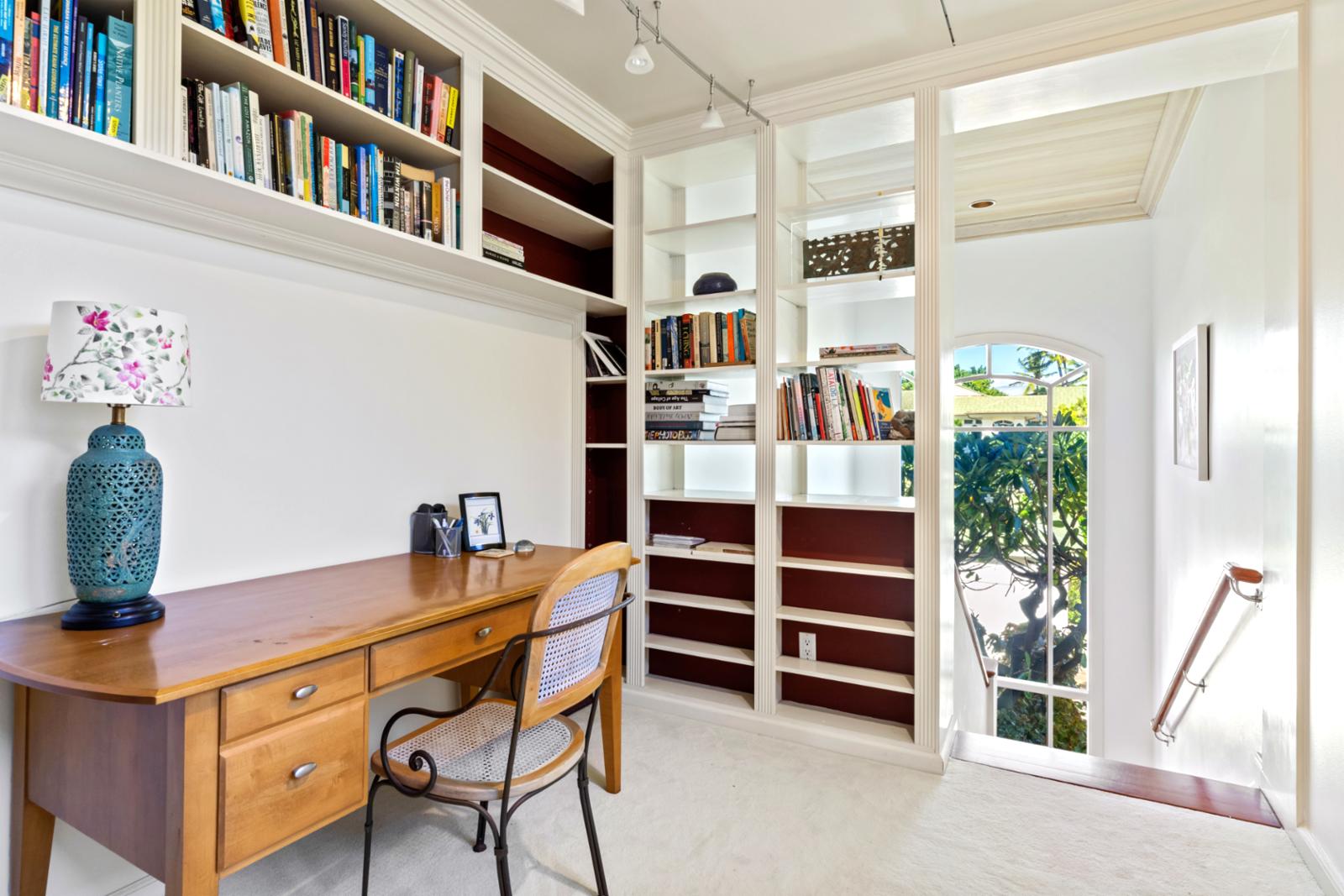 A quiet corner to focus, reflect, or create—where sunlight and inspiration flow with ease