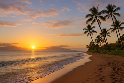 Beachfront haven just steps away with breathtaking sunsets, swaying palms, and golden sands. HKH-204