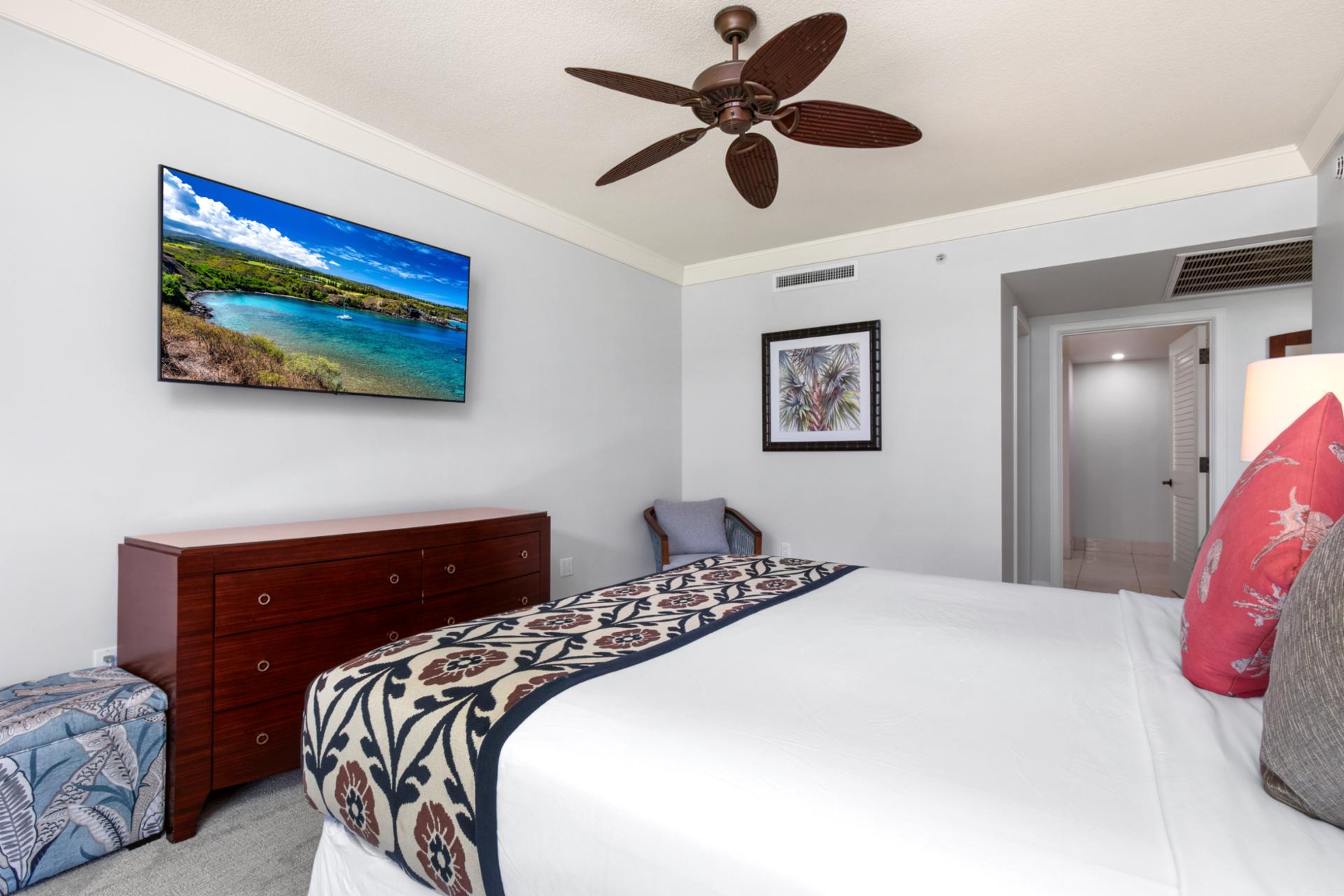 Simple, elegant, and filled with calm -- this room makes sleep come easy