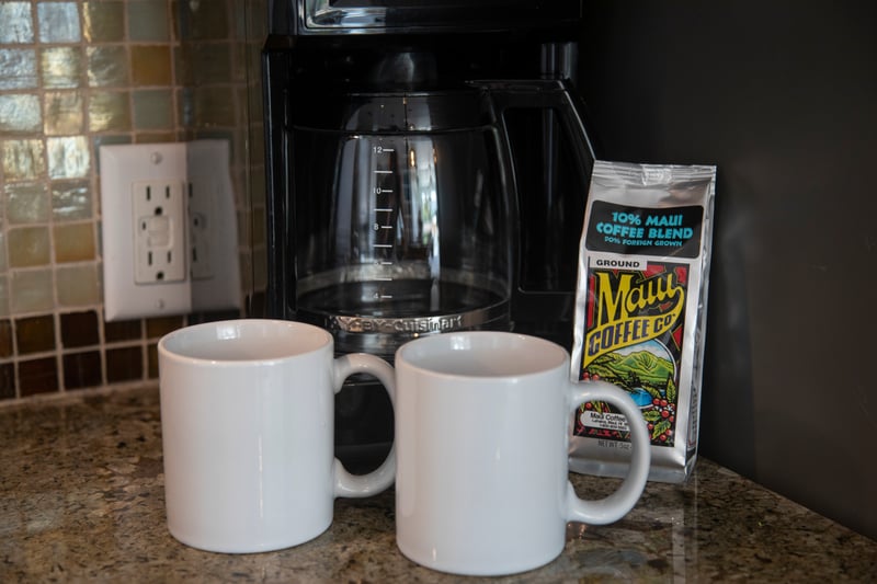 Brewed fresh with Maui coffee, start your day island style