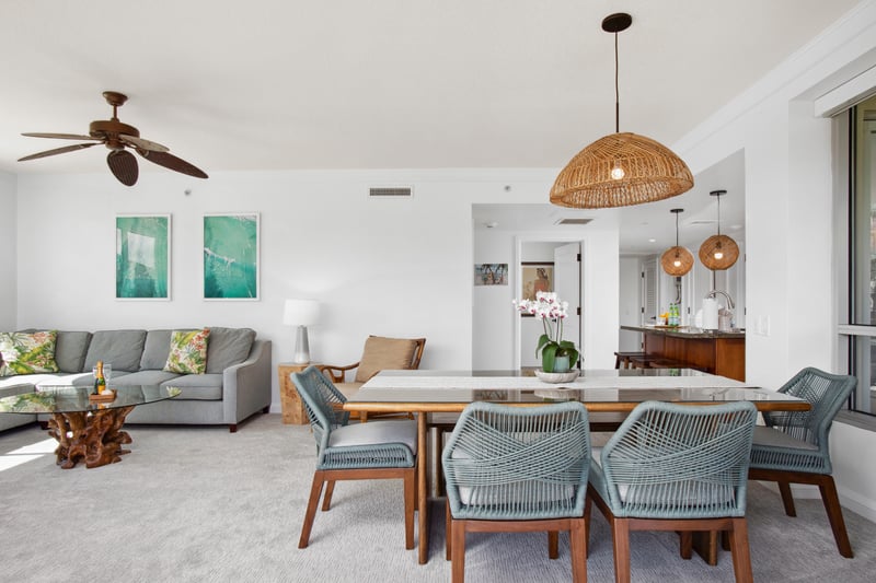 Chic coastal interiors with woven textures, natural light, and tropical charm