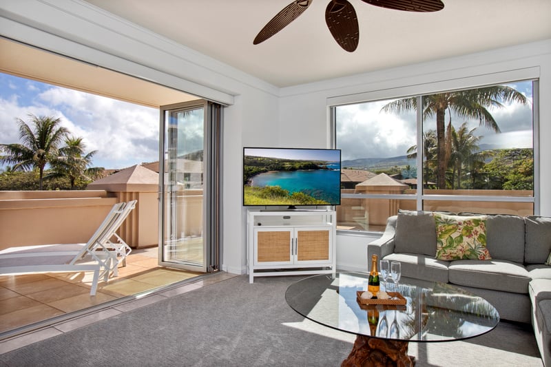 Relax indoors or sunbathe outside — luxury meets tropical serenity here