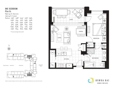 Clear interior floor plan helps visualize the spacious layout and smart design of your stay.