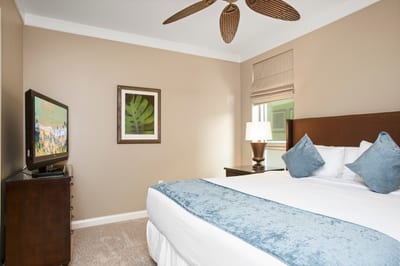 This guest suite brings together hotel polish and homey relaxation