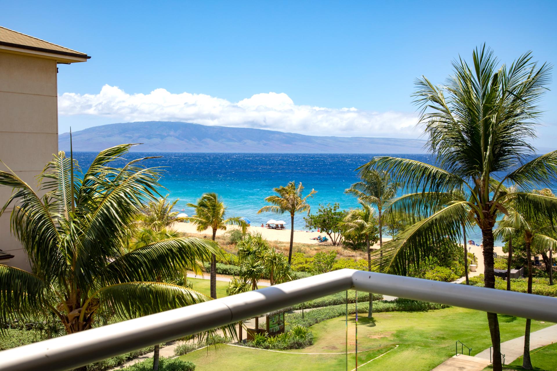 Golden sand, turquoise waves, swaying palms—perfect day in paradise