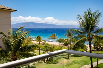 Golden sand, turquoise waves, swaying palms—perfect day in paradise