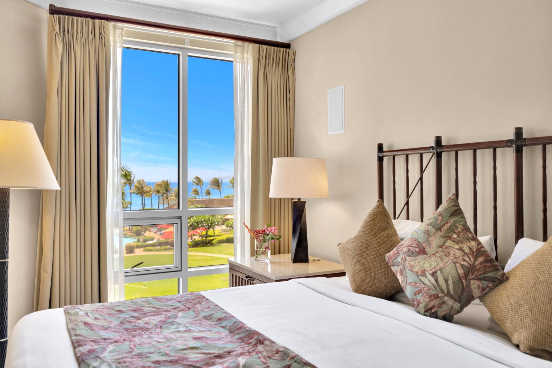 Wake up to a view of paradise awaiting 