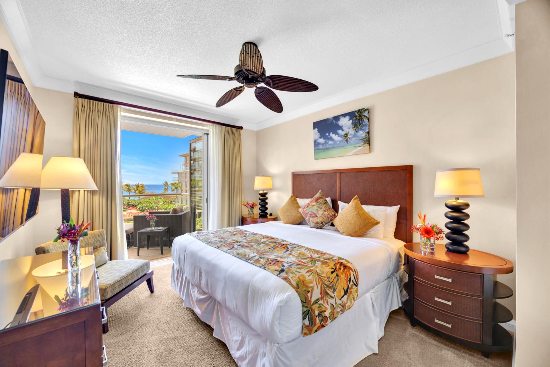 Wake to the glow of sunrise and waves whispering in the distance