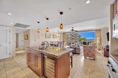Plenty of counter space for everything from beach snacks to family dinners