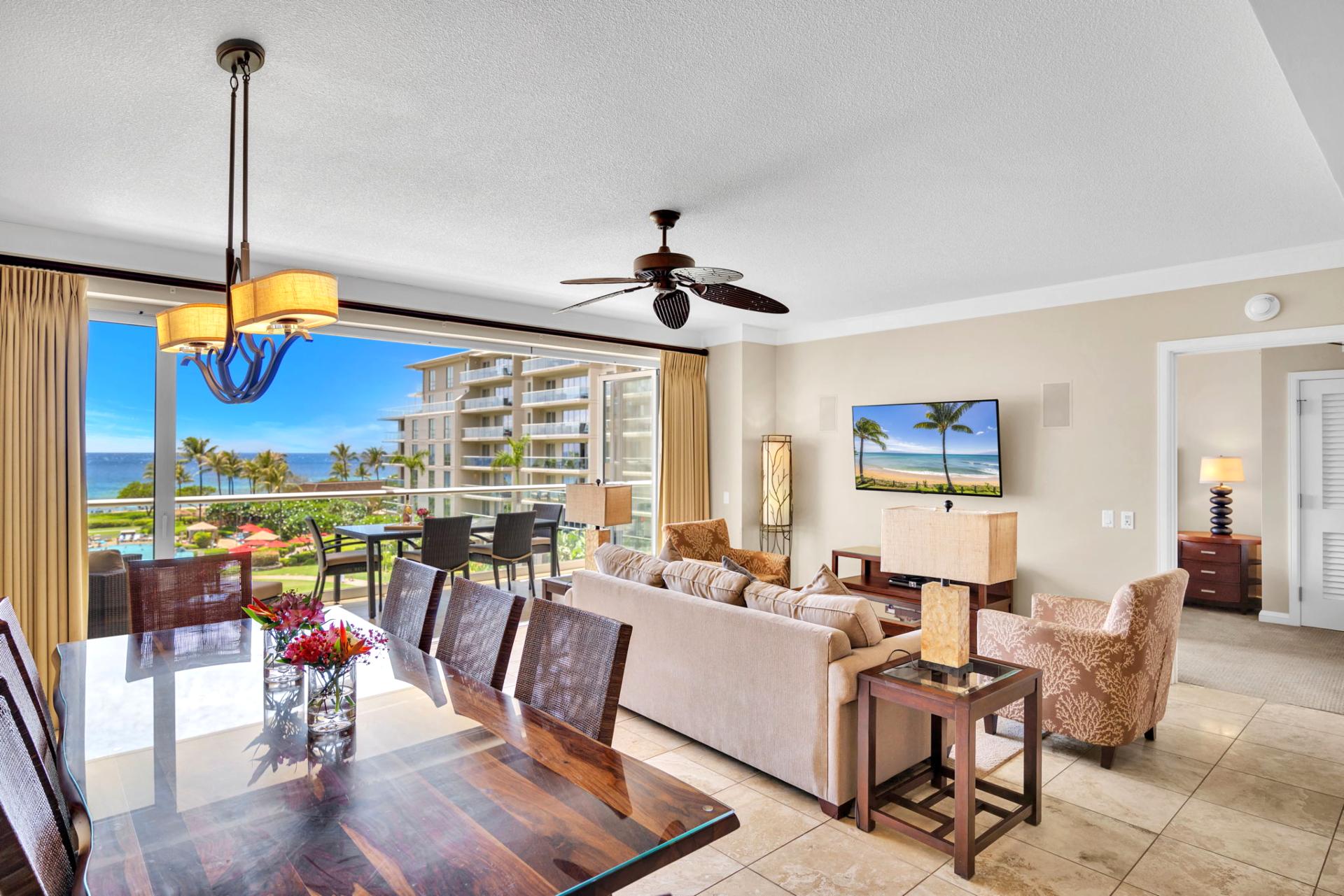 Coastal chic and wide-open living space make every moment feel like vacation