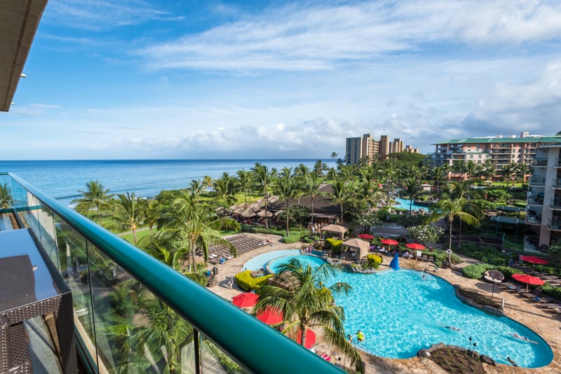 Take in the full resort and ocean panorama from the comfort of your villa

