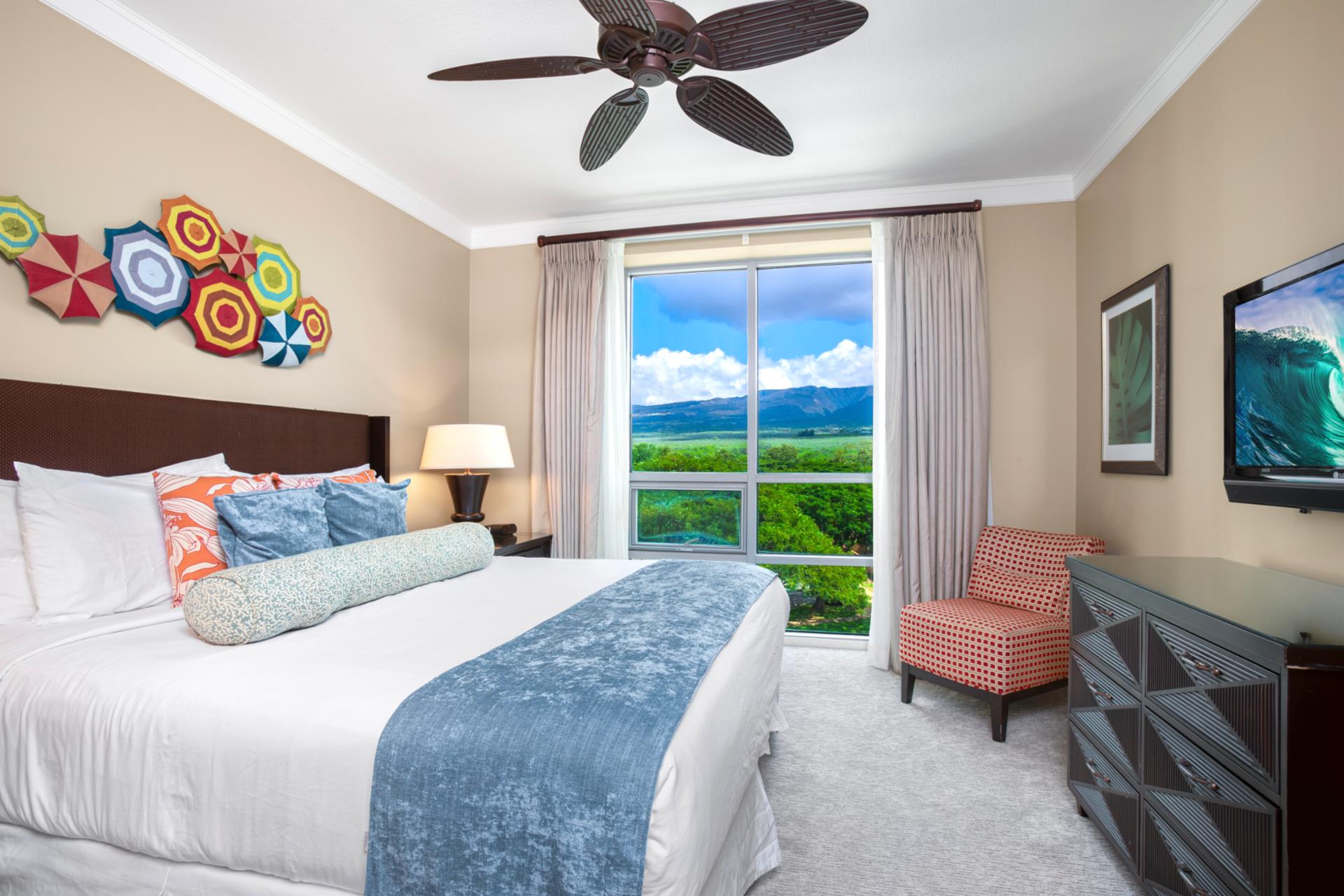 Mountain views make waking up here a treat 