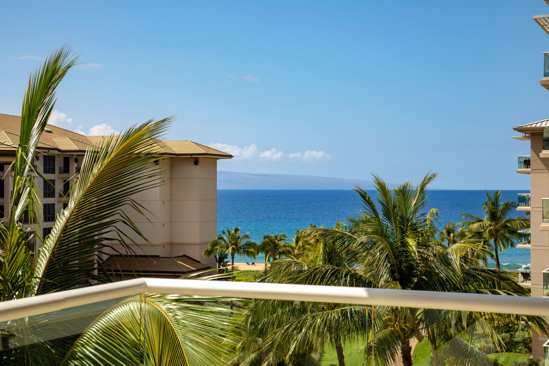 Enjoy ocean views from your own spacious private lanai in paradise 