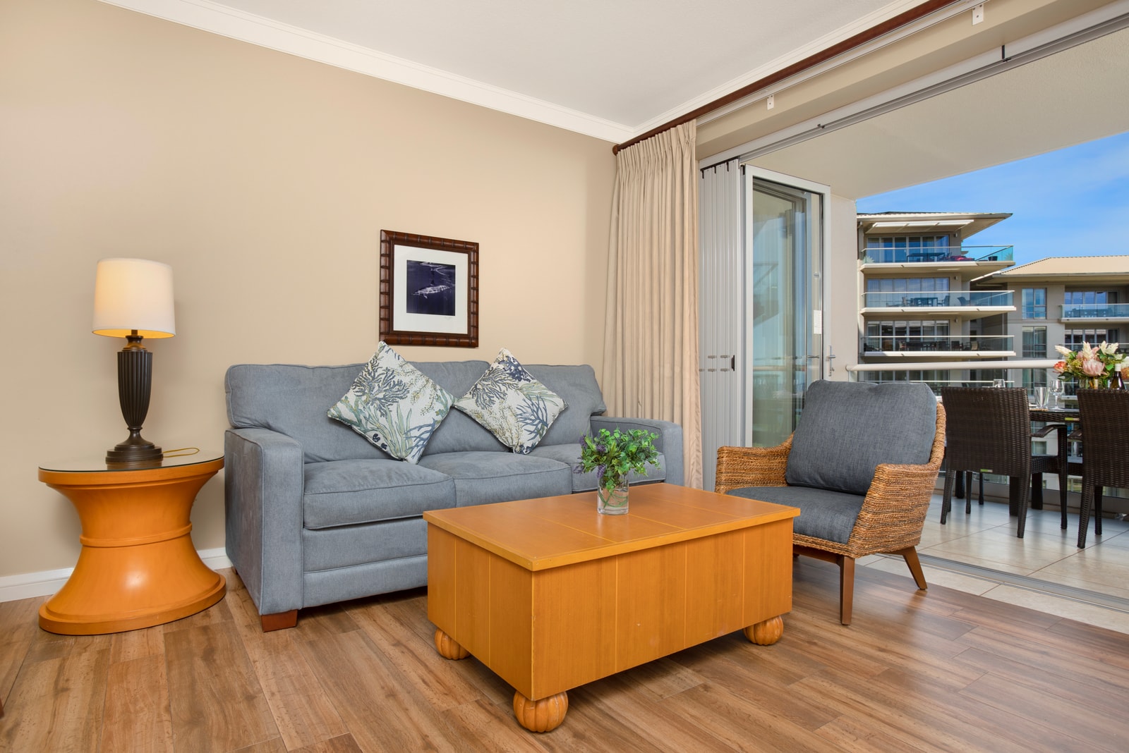 Cozy up in this inviting living room space, perfectly designed for relaxing after a day of island adventures HKH-537