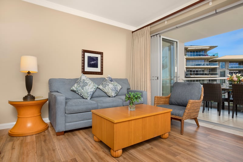 Cozy up in this inviting living room space, perfectly designed for relaxing after a day of island adventures HKH-537