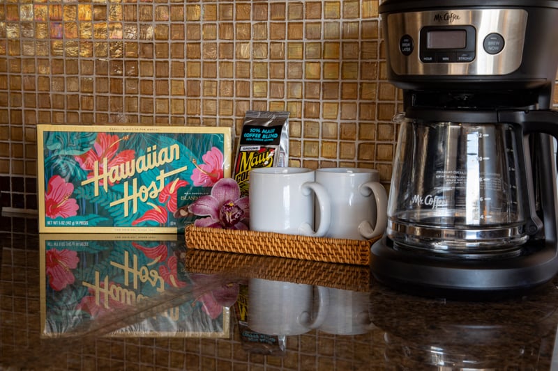 Local coffee and sweet treats greet you upon arrival HKH-537