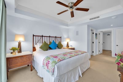 Cozy and stylish, featuring tropical art and resort views.
HKH-550