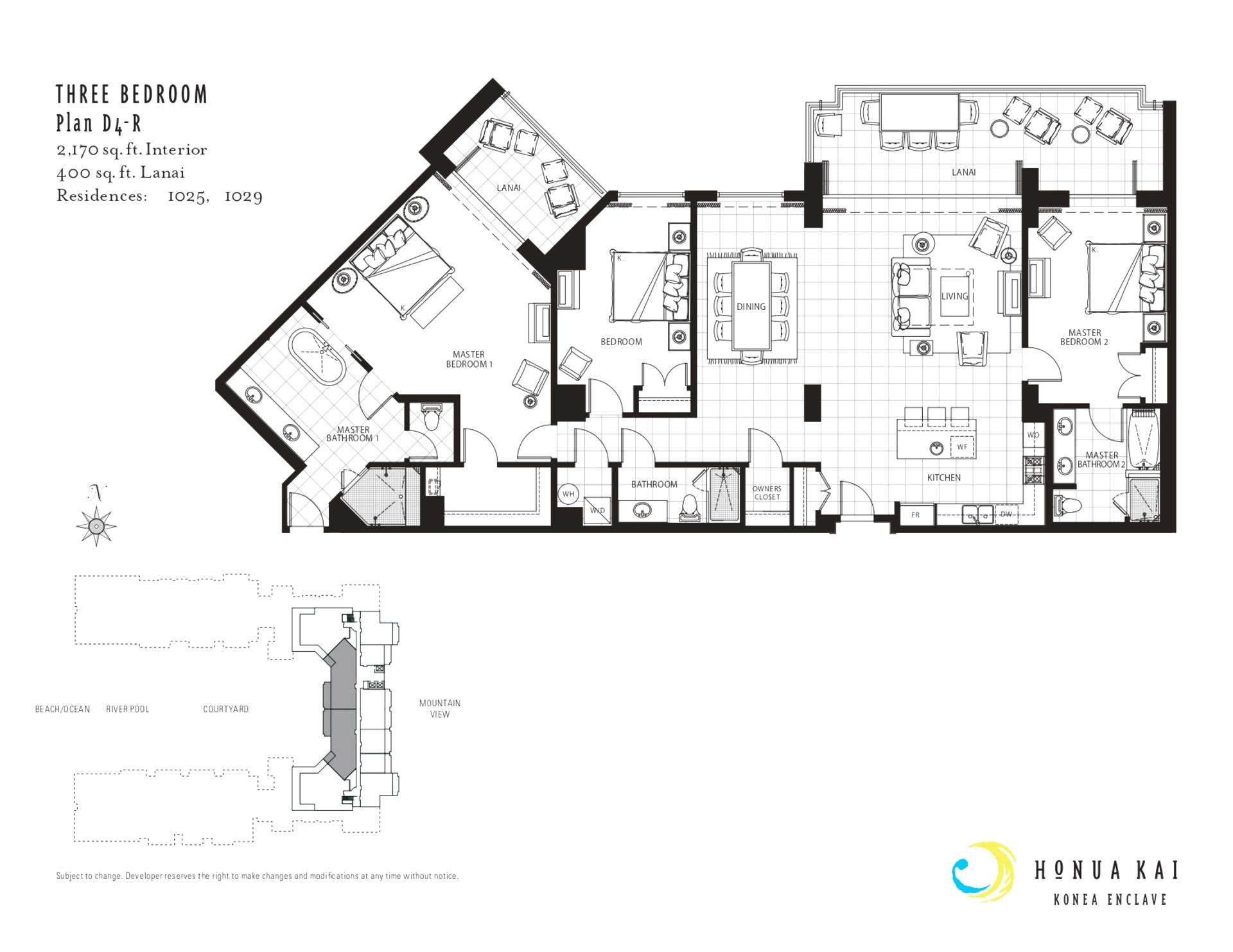 Spacious and thoughtfully laid out, this three-bedroom villa gives everyone room to relax and connect with over 2,100 square feet of effortless living