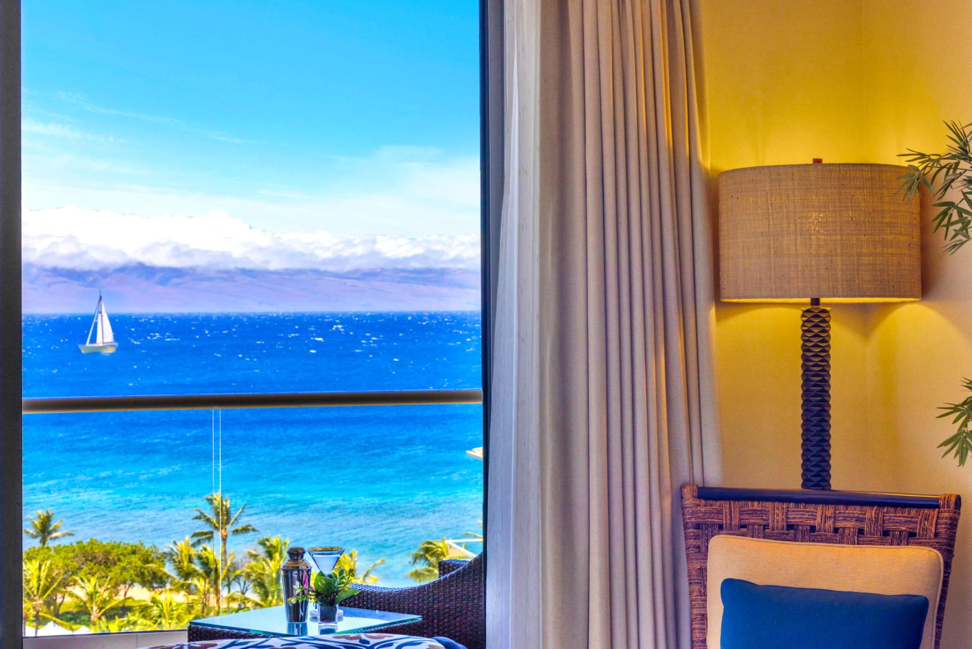 The views from the guest bedroom are unmatched