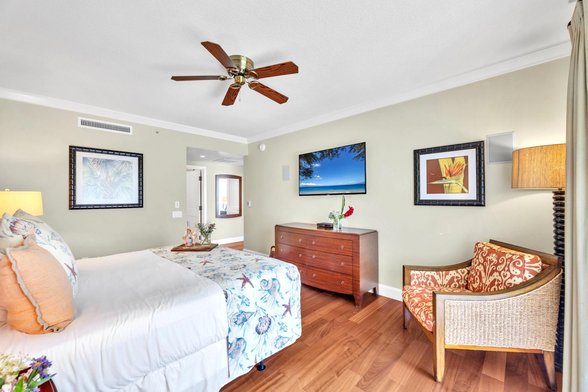 Comfortable master bedroom retreat for restful nights