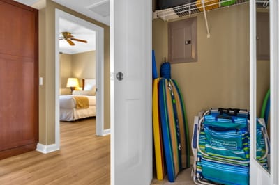 Enjoy a beach package inside your villa upon arrival