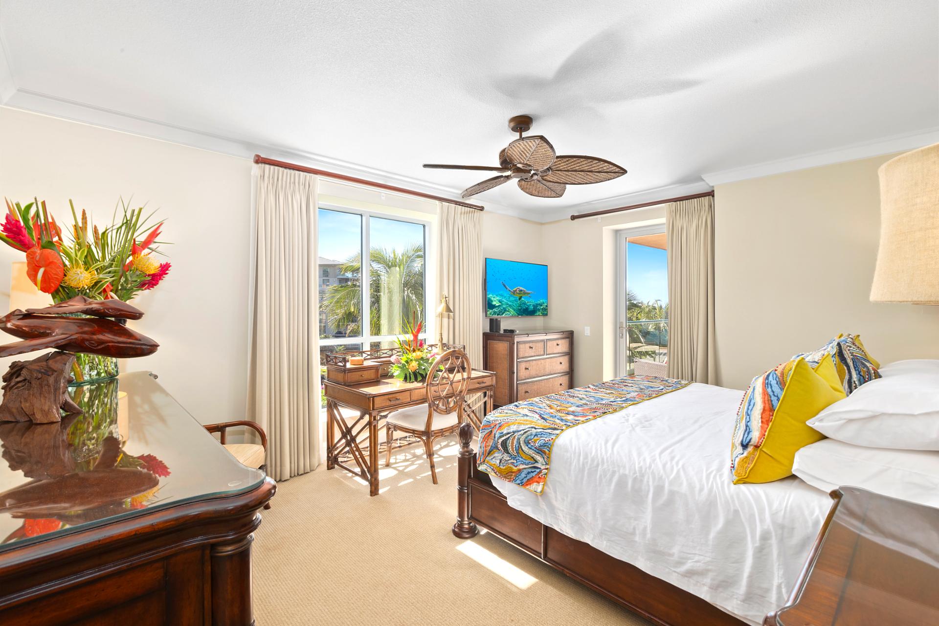 The space is airy, uncluttered, and inviting—everything you need for a good night's rest