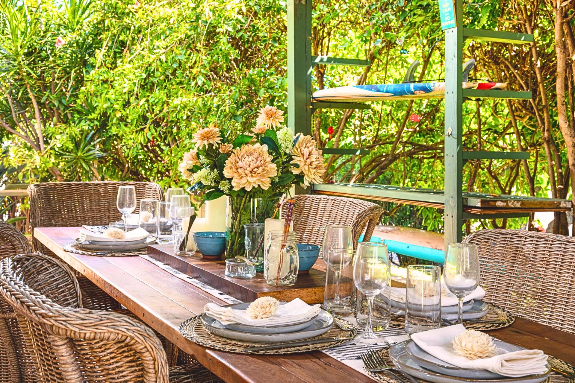 This is where rosemary air meets candle wax and the clink of glass sounds like a toast to summer dreams