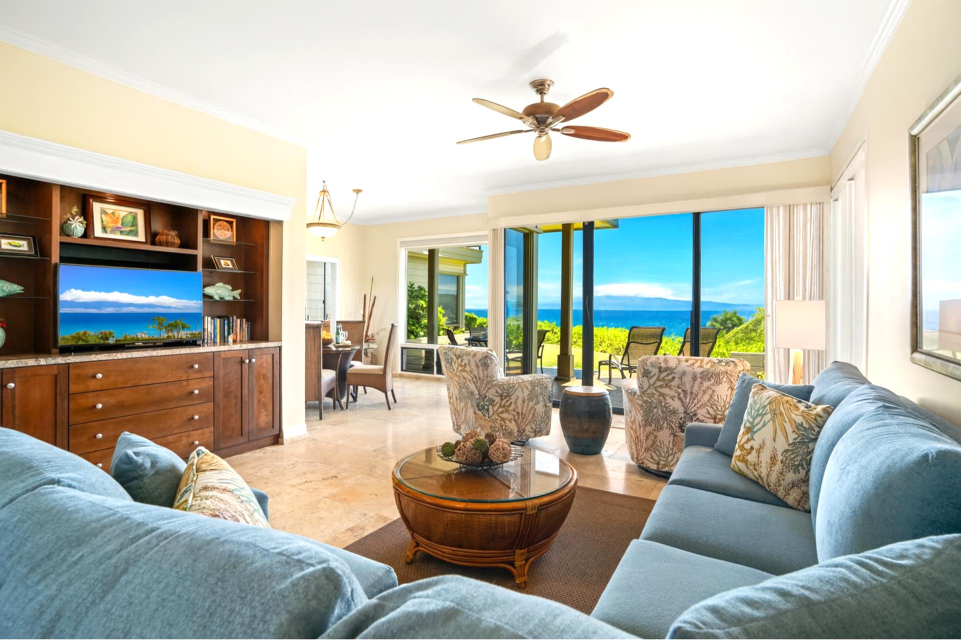 Gather in a welcoming open-concept space ideal for entertaining and lounging