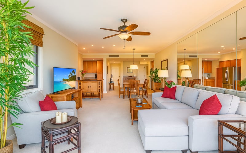 Bright, inviting living space with island vibes and modern comforts.