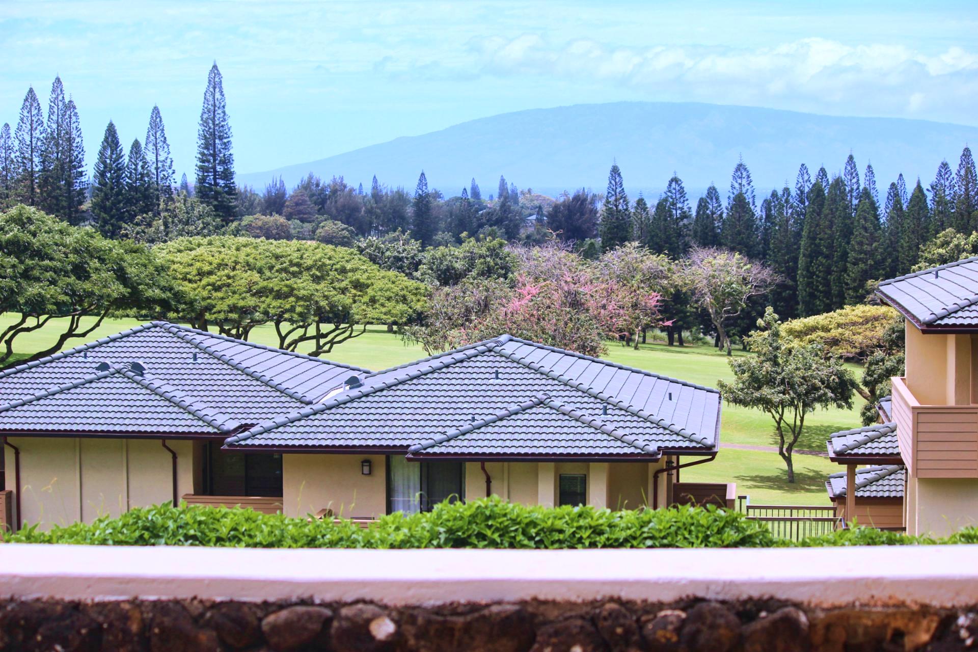 Wake up to sweeping views of emerald fairways, blooming trees, and misty mountains—nature’s beauty unfolds right outside your lanai KGV-19P3