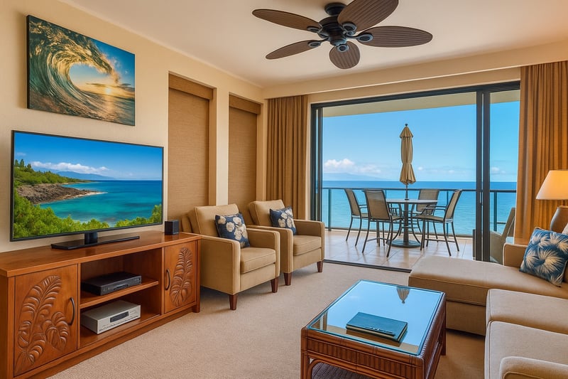 Watch the horizon change colors from your own cozy corner—where serenity, sunsets, and soft touches meet in perfect harmony
