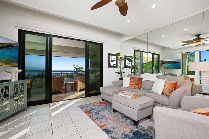With ocean views, bold pops of orange, and room to sprawl, this is where vacation stories start and never quite want to end