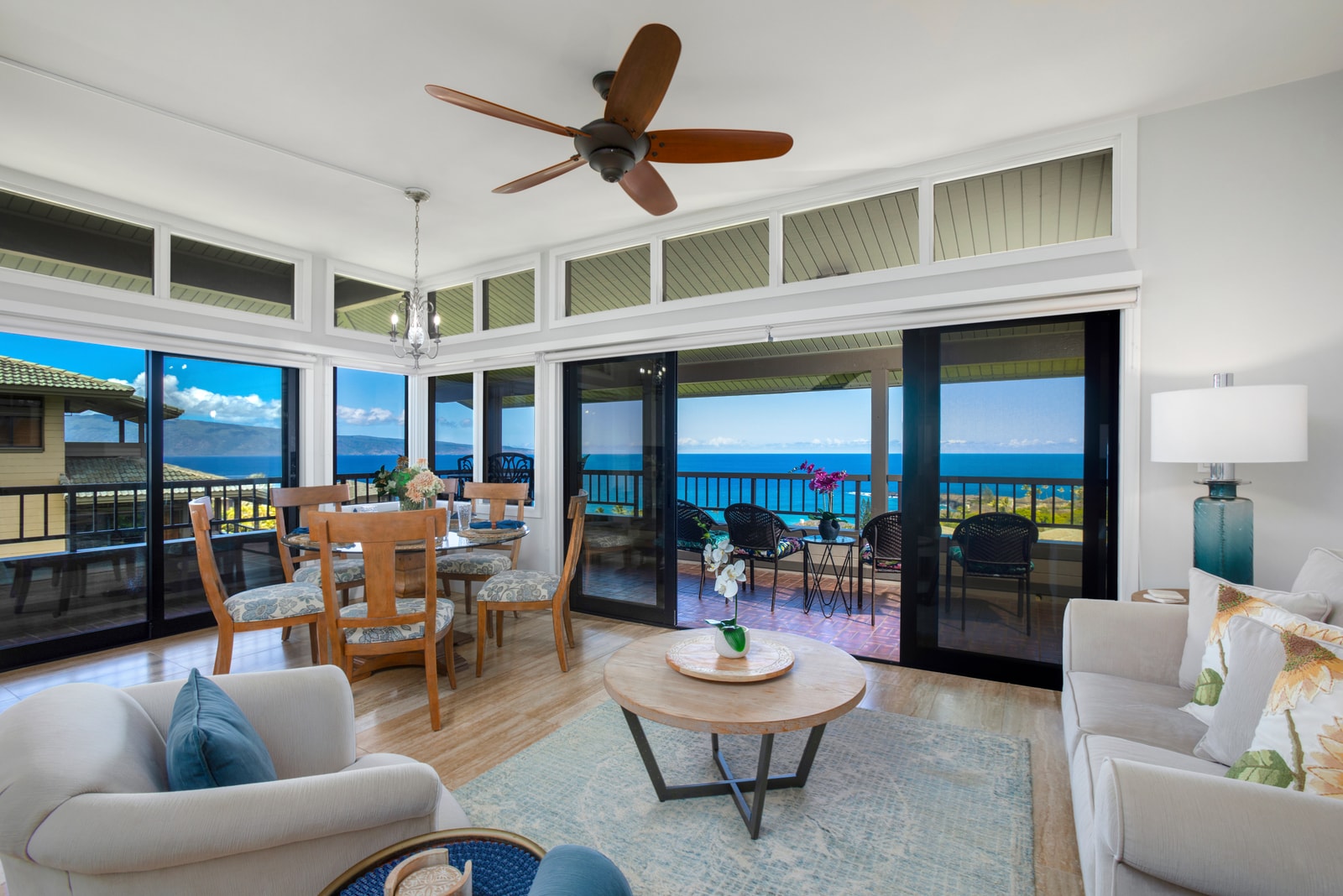Enjoy stunning views right from the comfort of the living room!