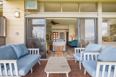 From the cozy lanai to the inviting living room, every detail is curated for peaceful island living KRV-514